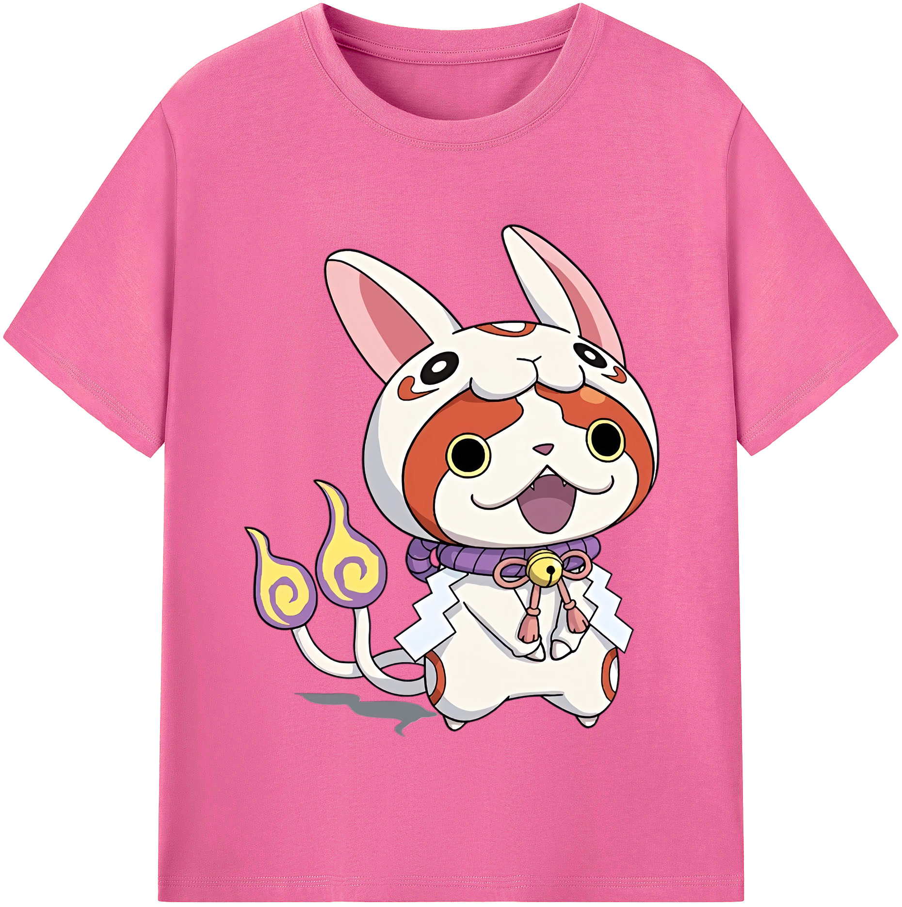 （画像用） 妖怪ウォッチ Yo-kai Watch レディースカジュアルプリントTシャツ（綿100％）